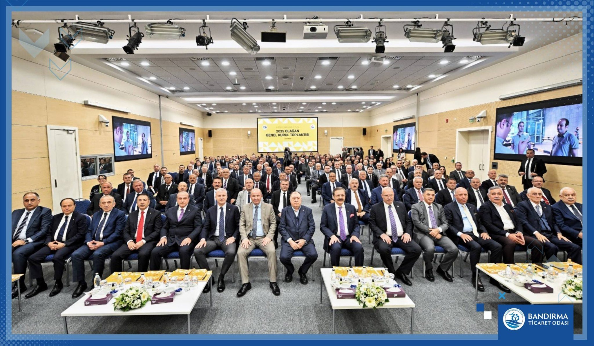 YÖNETİM KURULU BAŞKANIMIZ BAHADIR ÇOLAK GÜMRÜK VE TURİZM İŞLETMELERİ TİCARET AŞ (GTİ) GENEL KURULUNA KATILDI