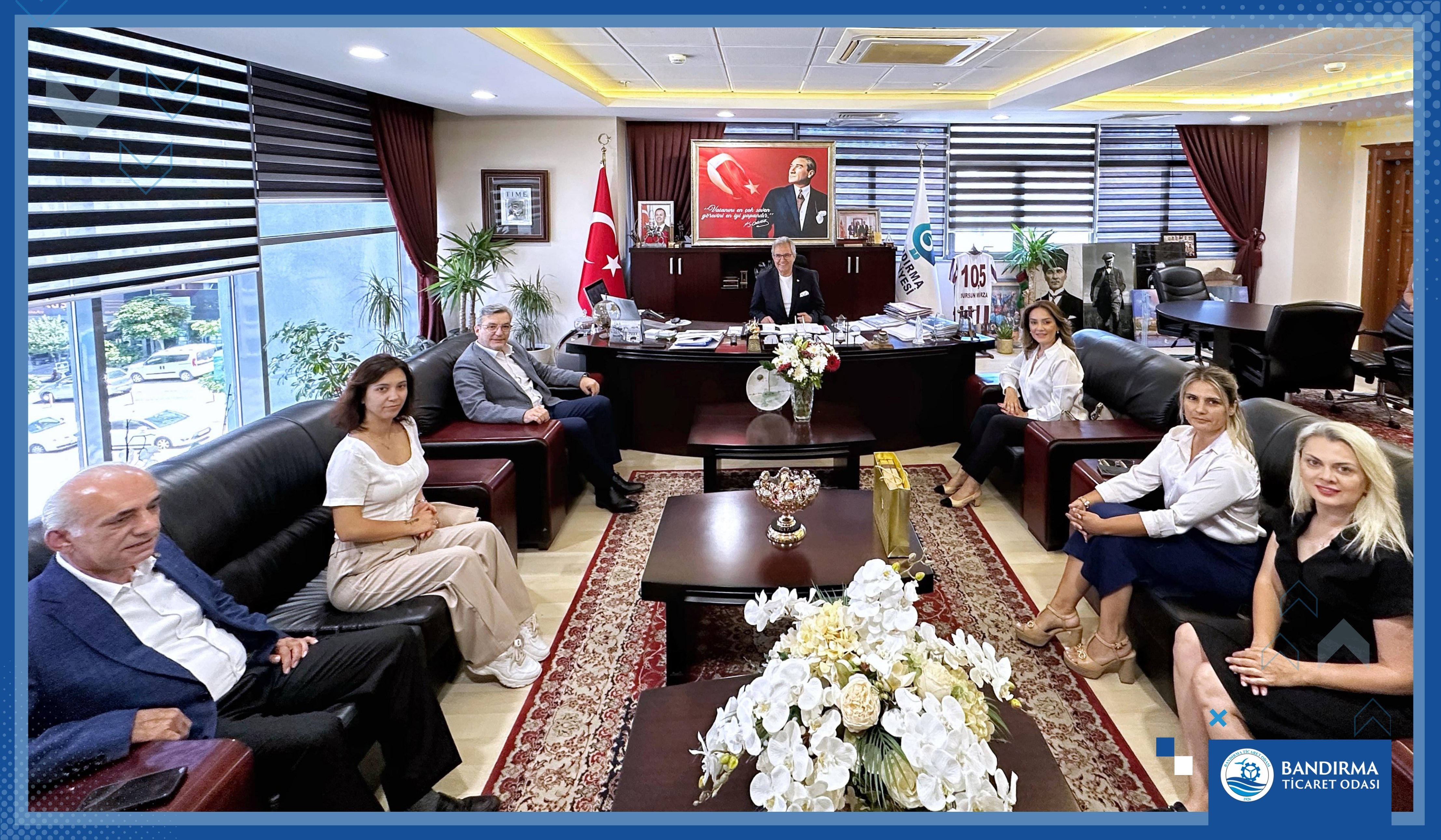 BANDIRMA BELEDİYESİ’NE TEŞEKKÜR ZİYARETİ