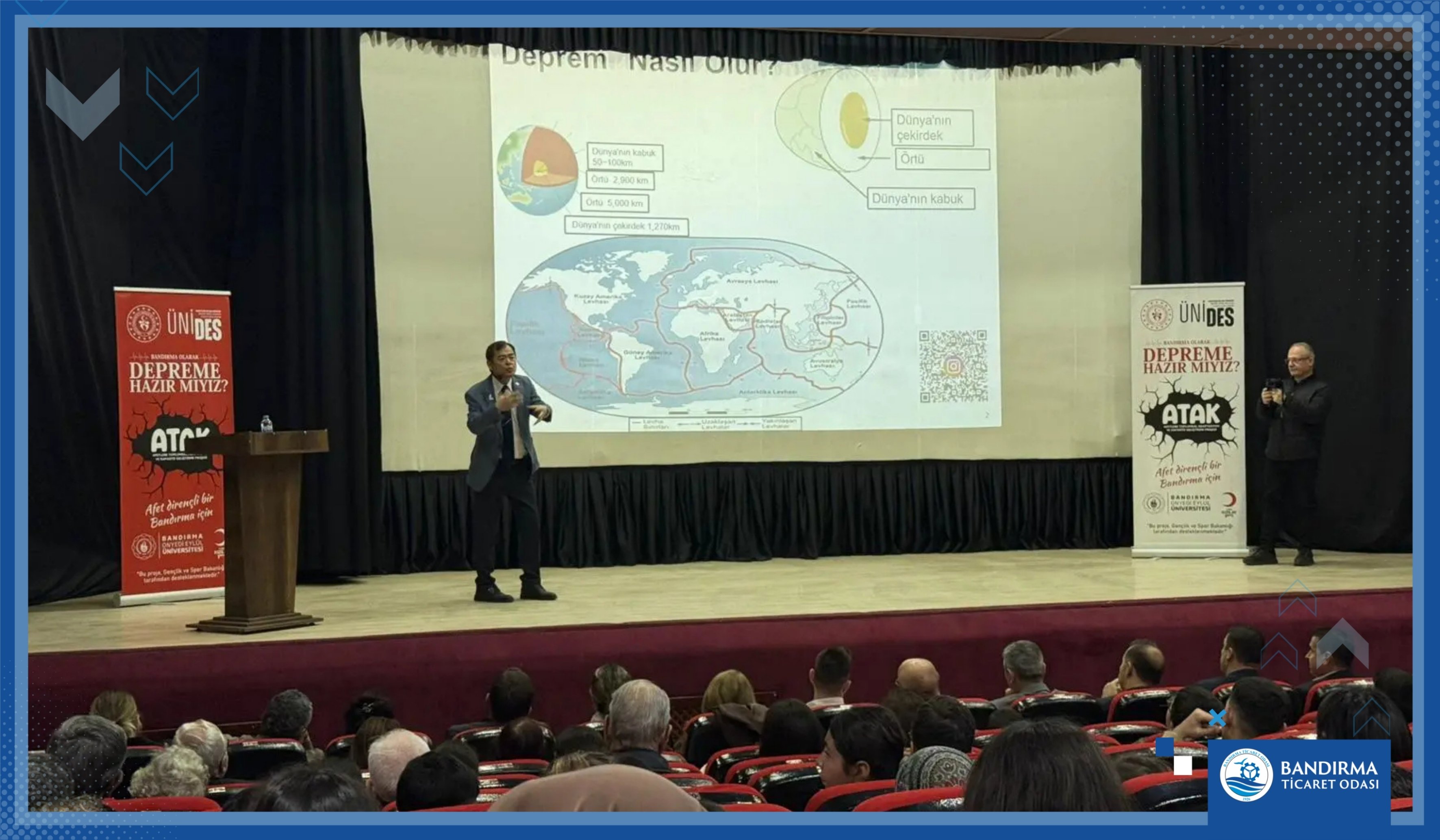 “DEPREM DİRENÇLİ BANDIRMA” KONFERANSI İLE FARKINDALIK GÜÇLENİYOR