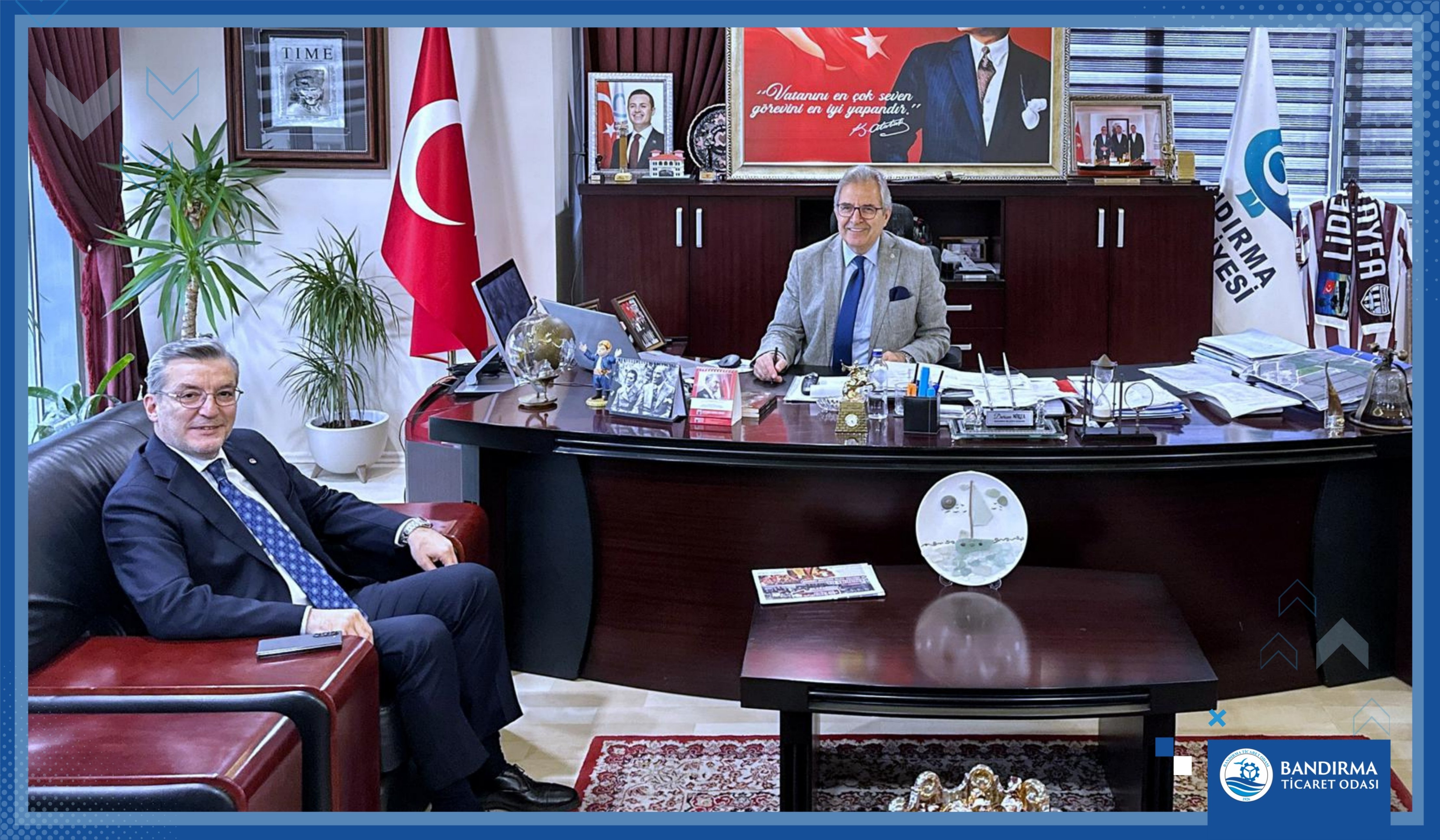 ODAMIZDAN BANDIRMA BELEDİYESİ&#039;NE ZİYARET