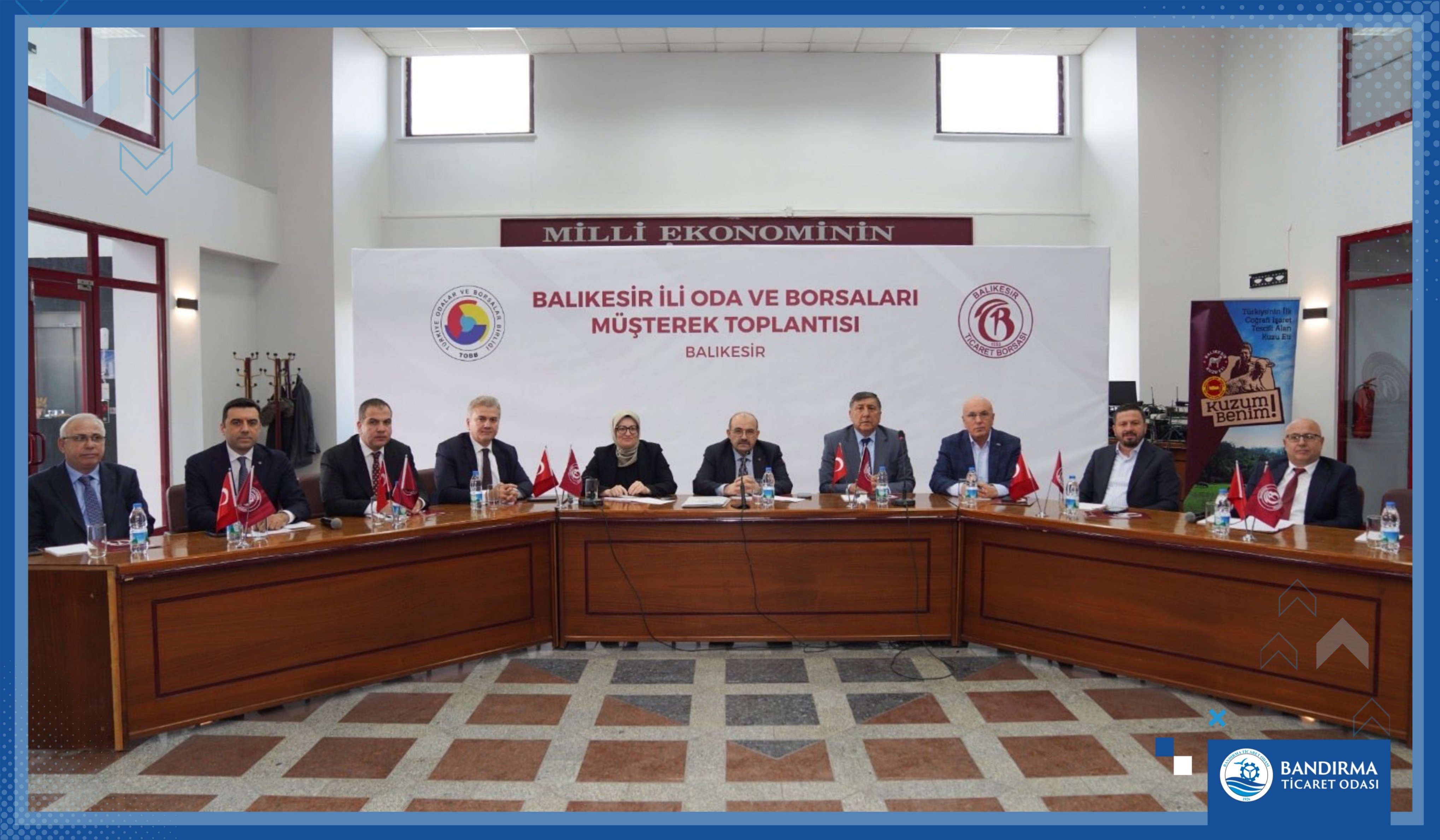 BALIKESİR İLİ ODA VE BORSALARI MÜŞTEREK TOPLANTISI GERÇEKLEŞTİ