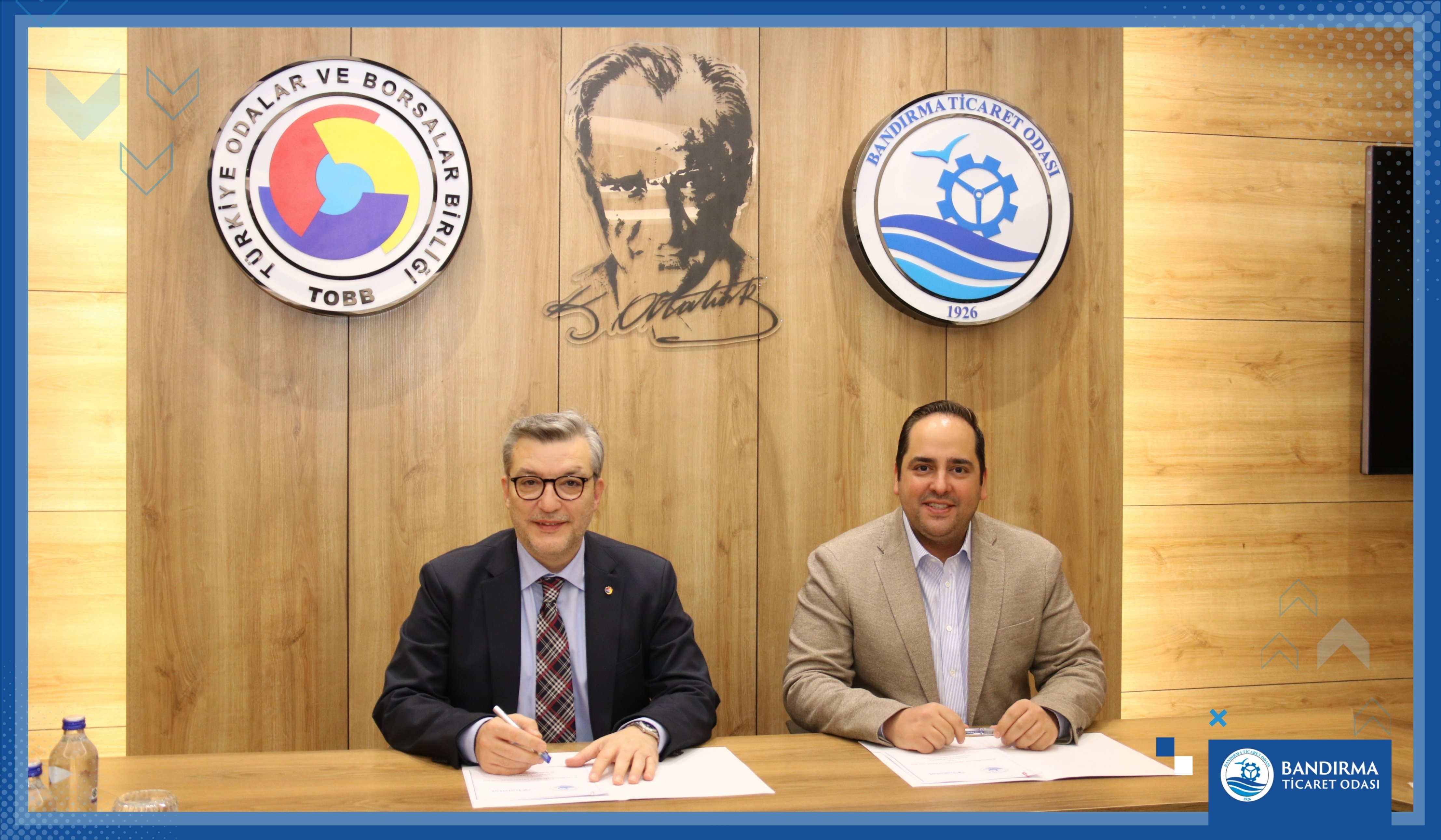 BANDIRMA TİCARET ODASI İLE HABİTAT DERNEĞİ ARASINDA İŞ BİRLİĞİ PROTOKOLÜ İMZALANDI