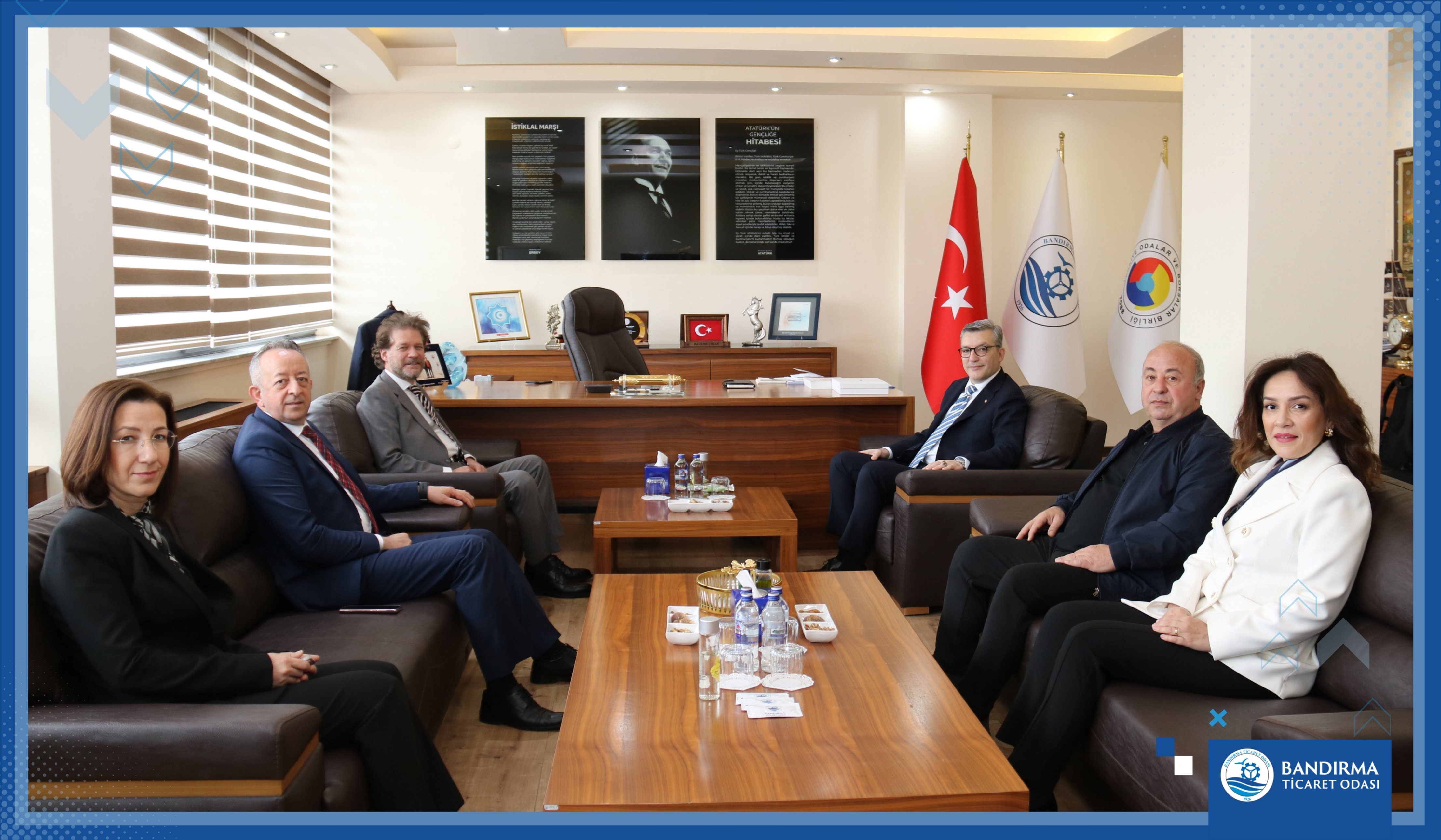 KUZEY MAKEDONYA HEYETİNDEN ODAMIZA ZİYARET