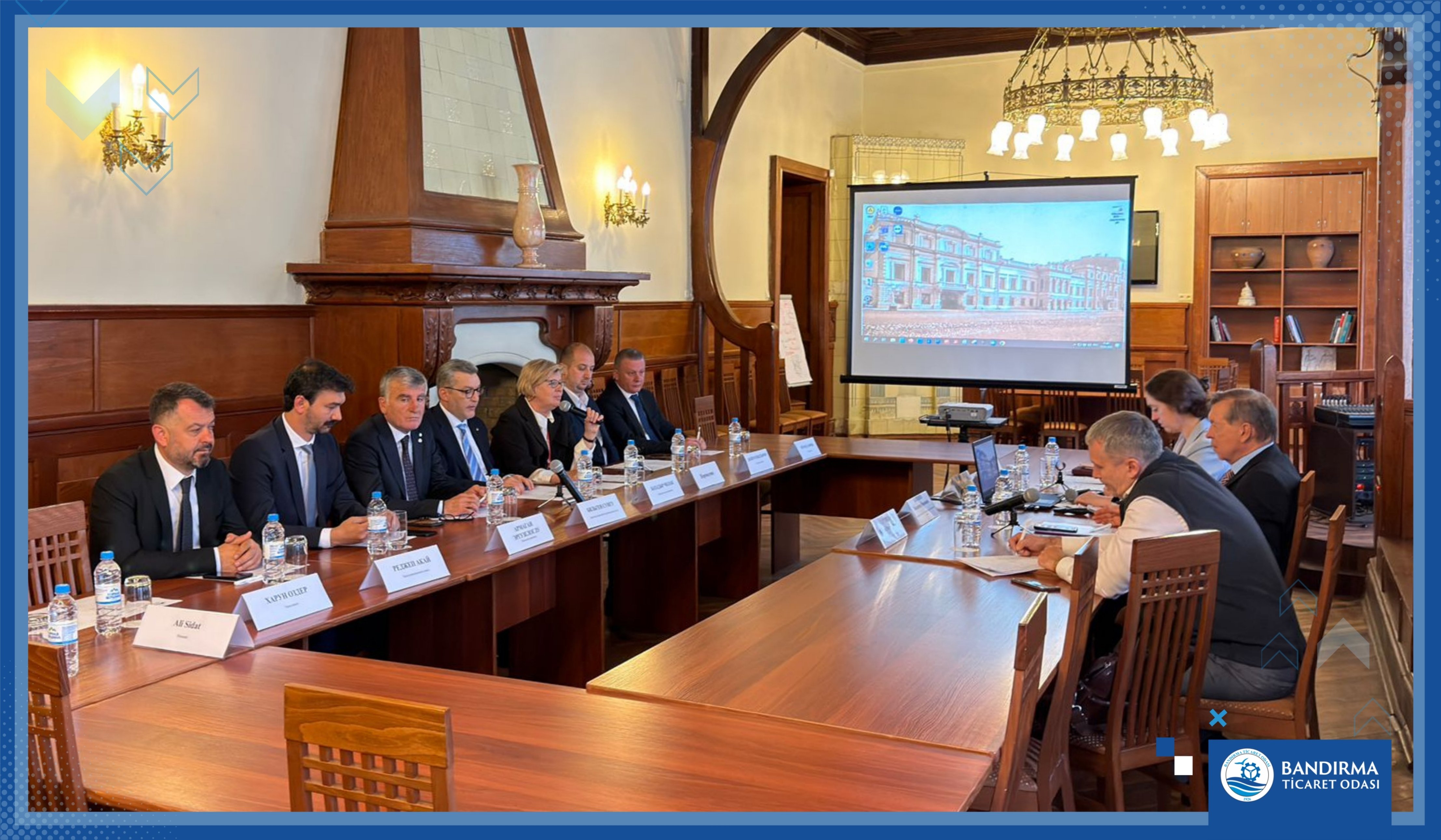 BANDIRMA TİCARET ODASI HEYETİ, ST. PETERSBURG TİCARET VE SANAYİ ODASI’NI ZİYARET ETTİ