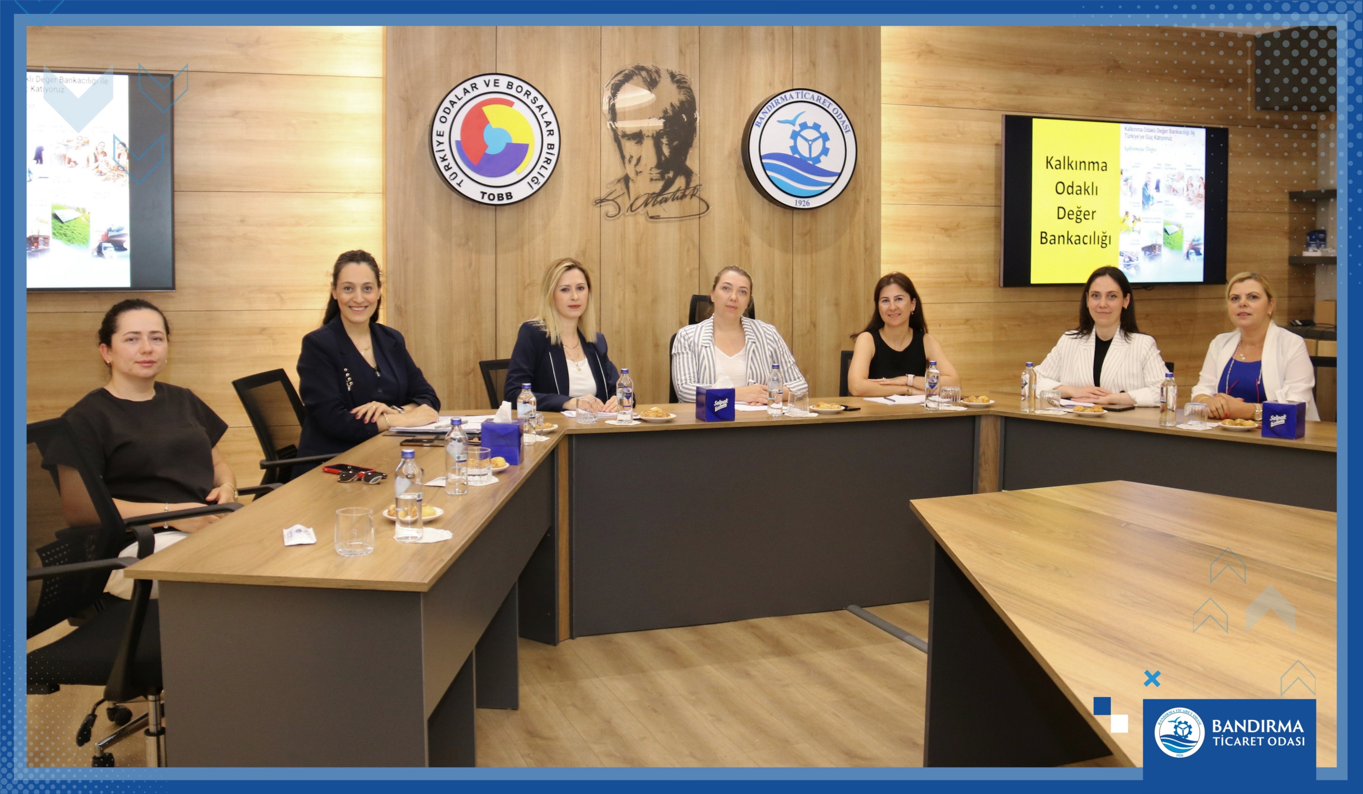 BANDIRMA TİCARET ODASI KADIN GİRİŞİMCİLER KURULU VAKIFBANK TEMSİLCİLERİNİ AĞIRLADI