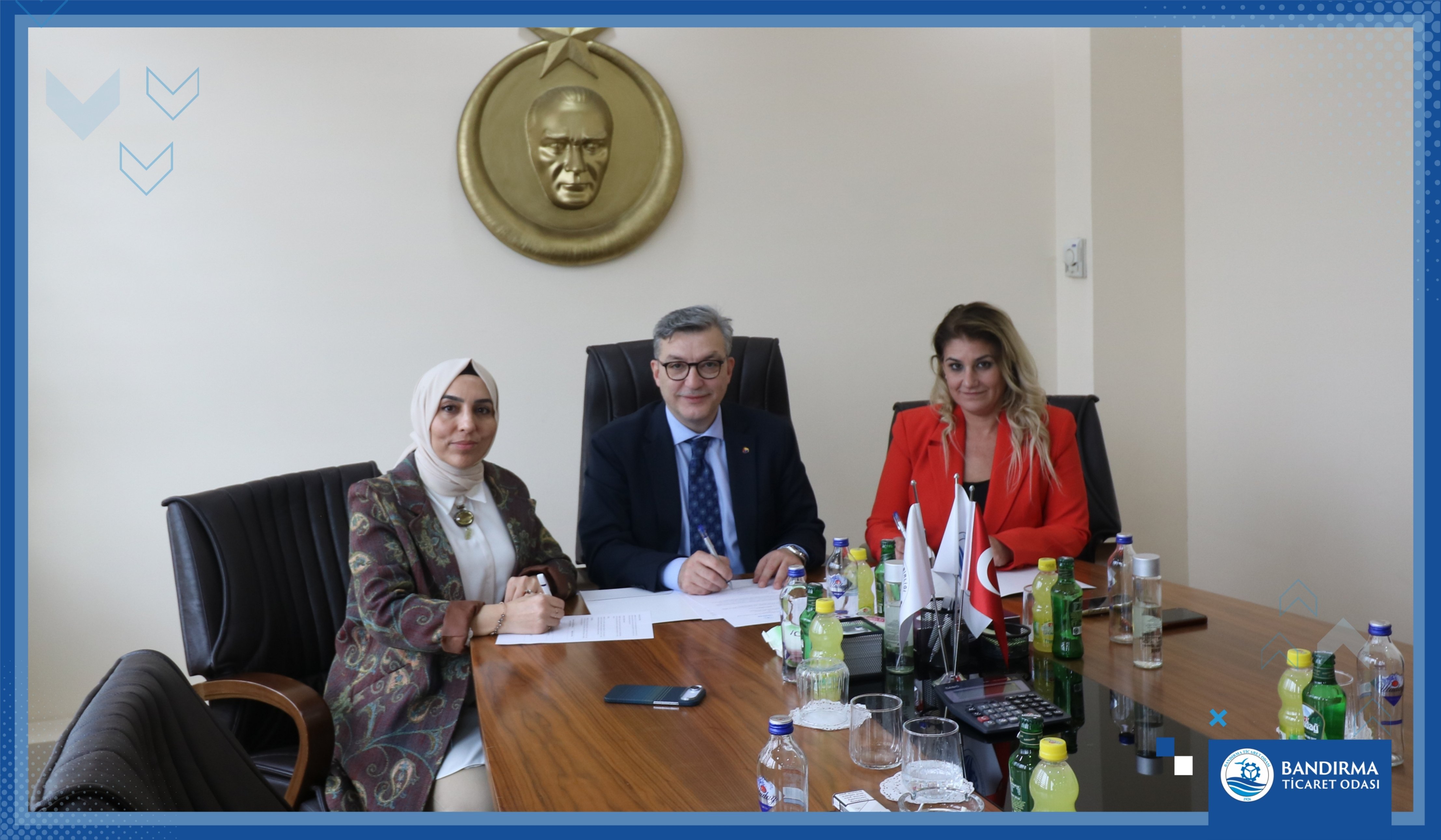BANDIRMA TİCARET ODASI VE BANDIRMA ONYEDİ EYLÜL ÜNİVERSİTESİ TEKNOLOJİ TRANSFER OFİSİ A.Ş. ARASINDA İŞ BİRLİĞİ PROTOKOLÜ İMZALANDI