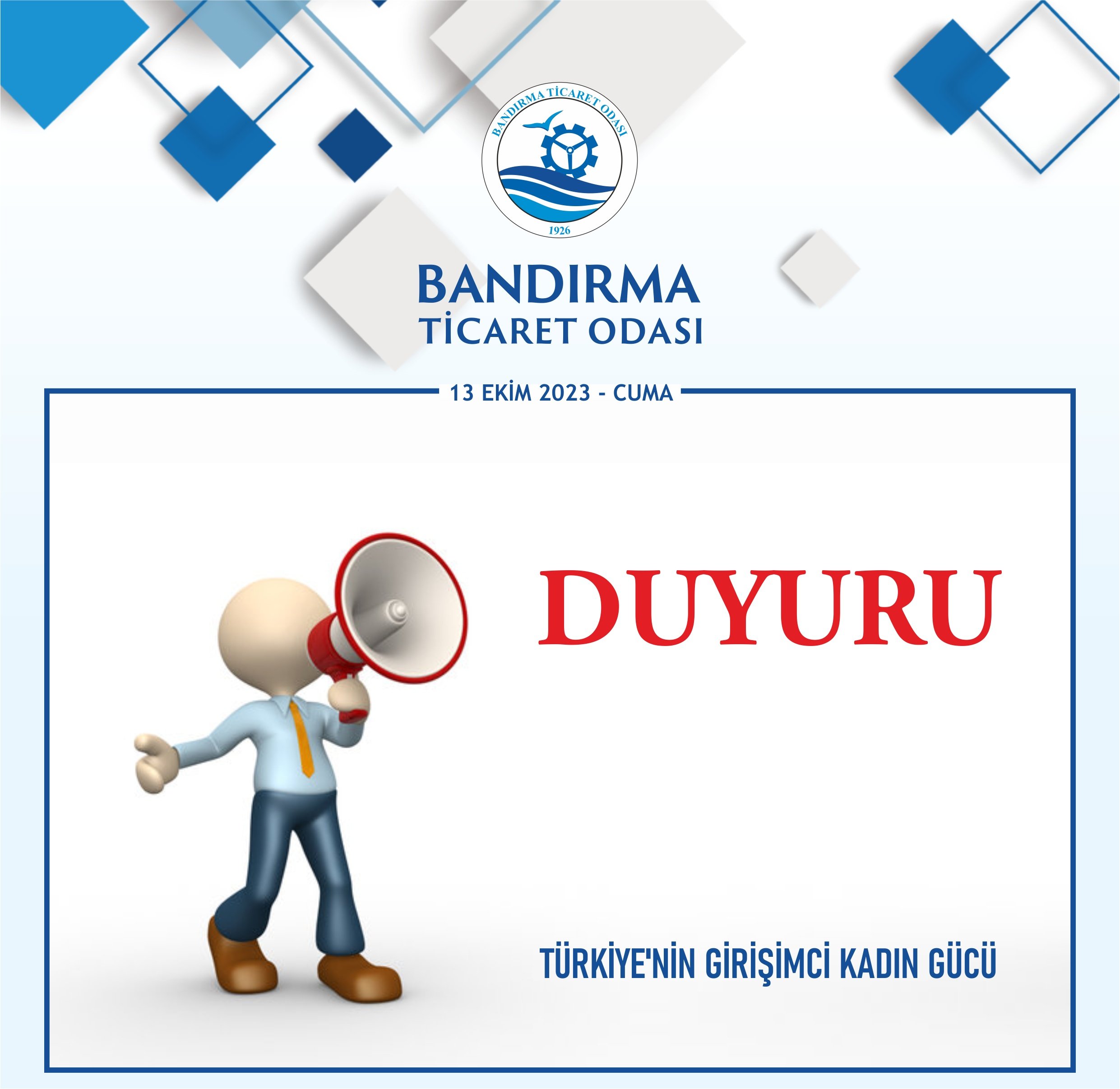 TÜRKİYE’NİN GİRİŞİMCİ KADIN GÜCÜ YARIŞMASI HK.