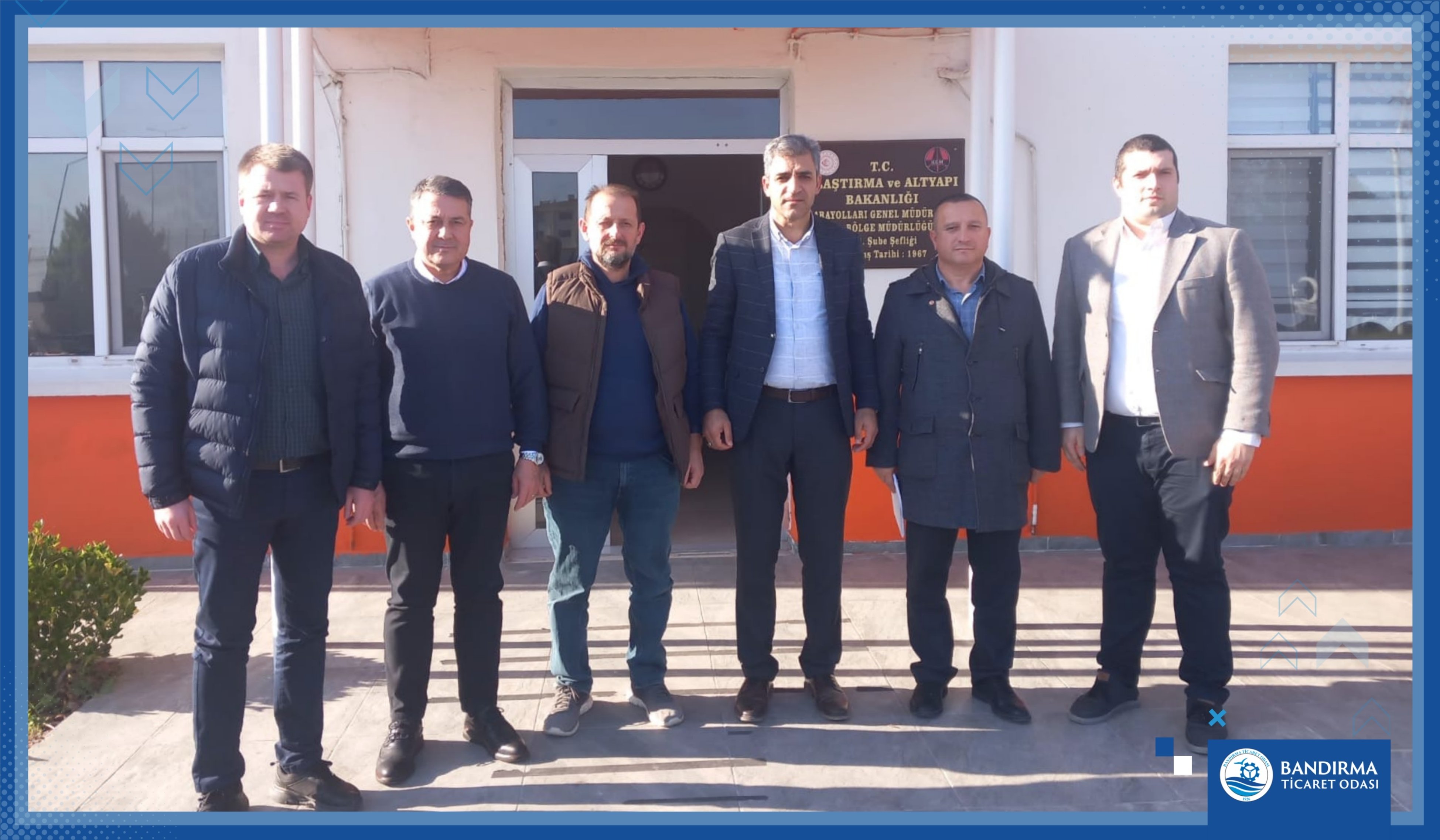 ODAMIZ 9. MESLEK KOMİTESİNDEN KARAYOLLARI 146. ŞUBE ŞEFLİĞİ’NE ZİYARET