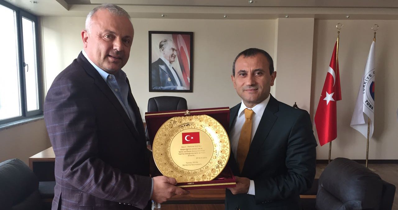 BANDIRMA KAYMAKAMI TUNCAY SONEL ODAMIZI ZİYARET ETTİ