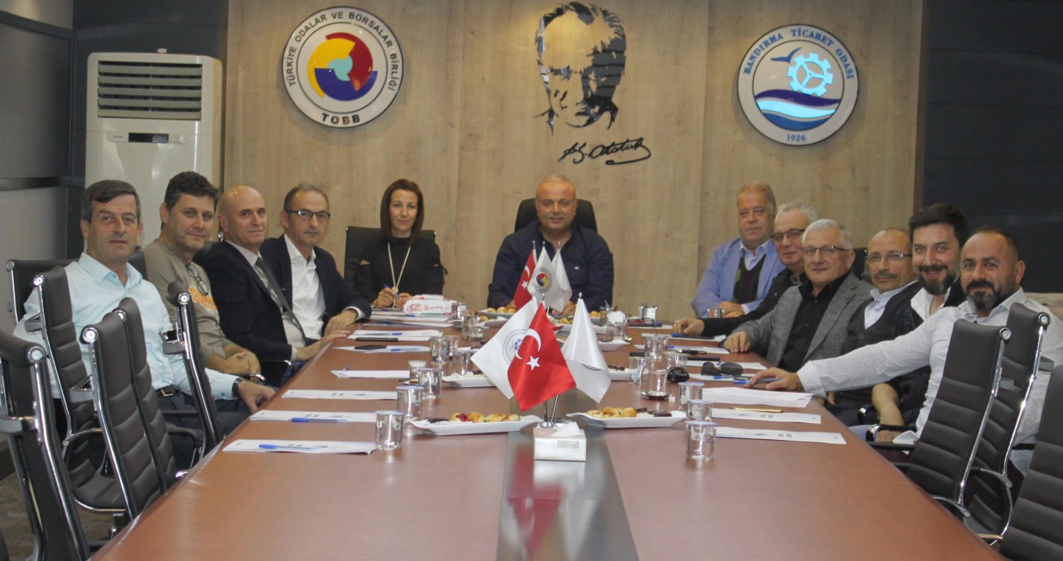 BANDIRMA TİCARET ODASI YÜKSEK İSTİŞARE KURULU ÜYELERİ TOPLANDI