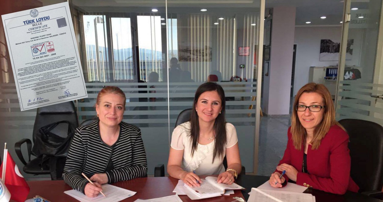 ISO 9001:2008 BELGEMİZ YENİLENDİ