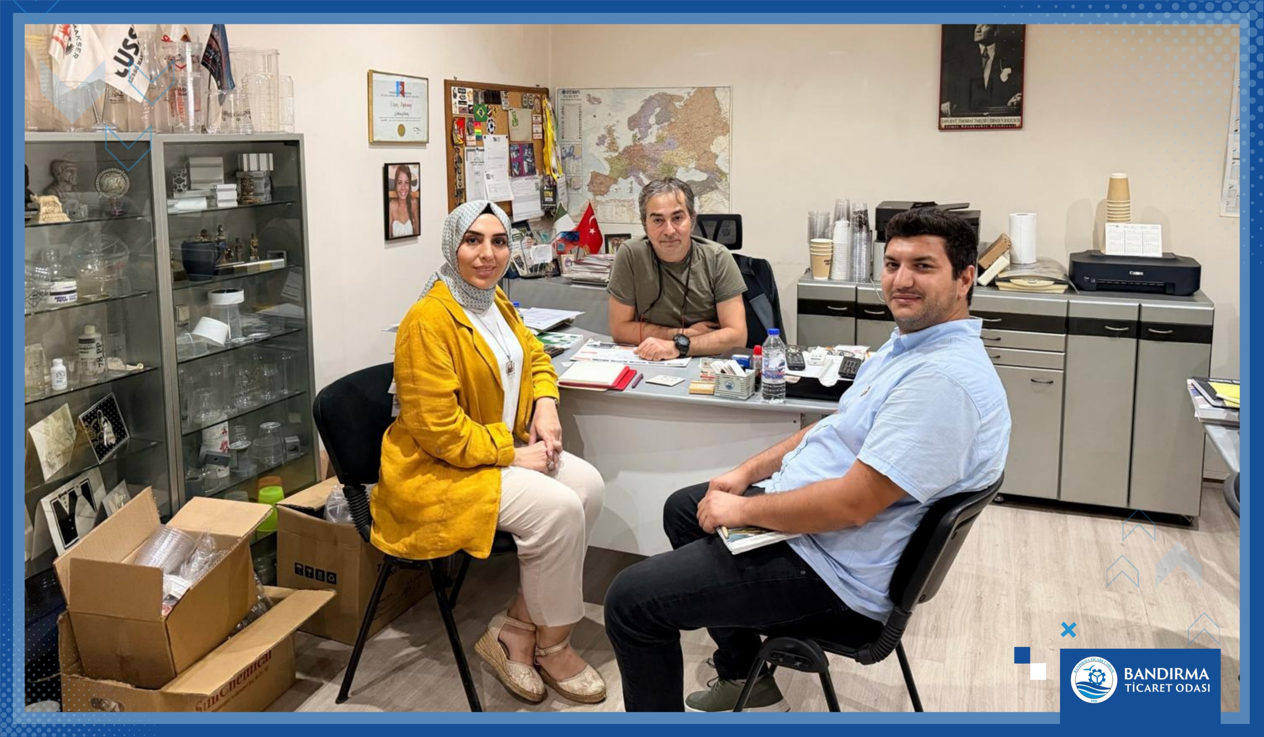 BANDIRMA TİCARET ODASI VE BANÜ TTO’DAN BANMAKSER MAKİNE’YE ZİYARET
