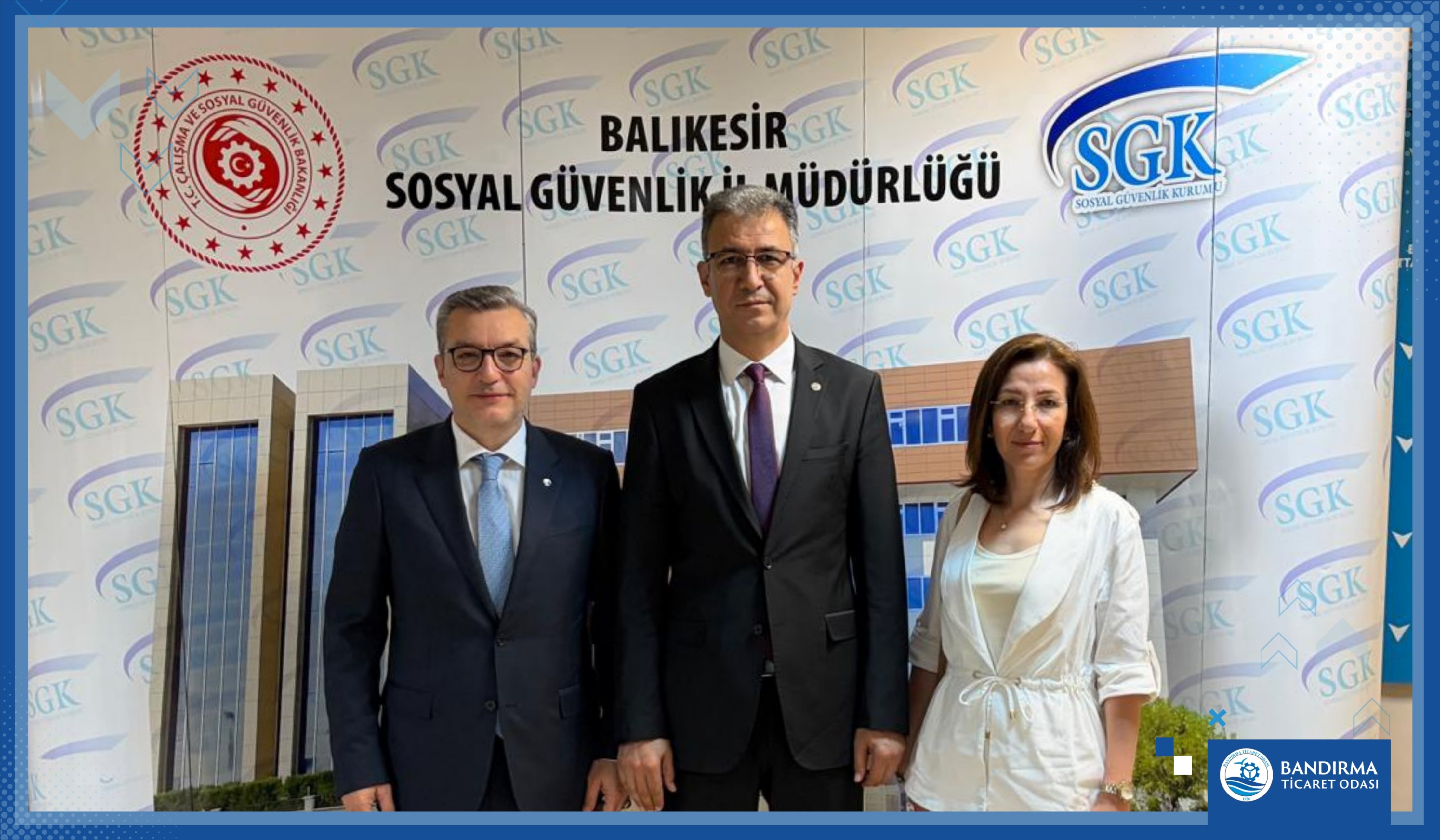 BANDIRMA TİCARET ODASI’NDAN SGK İL MÜDÜRÜ’NE ZİYARET
