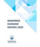 Bandırma Ekonomi Raporu - 2020