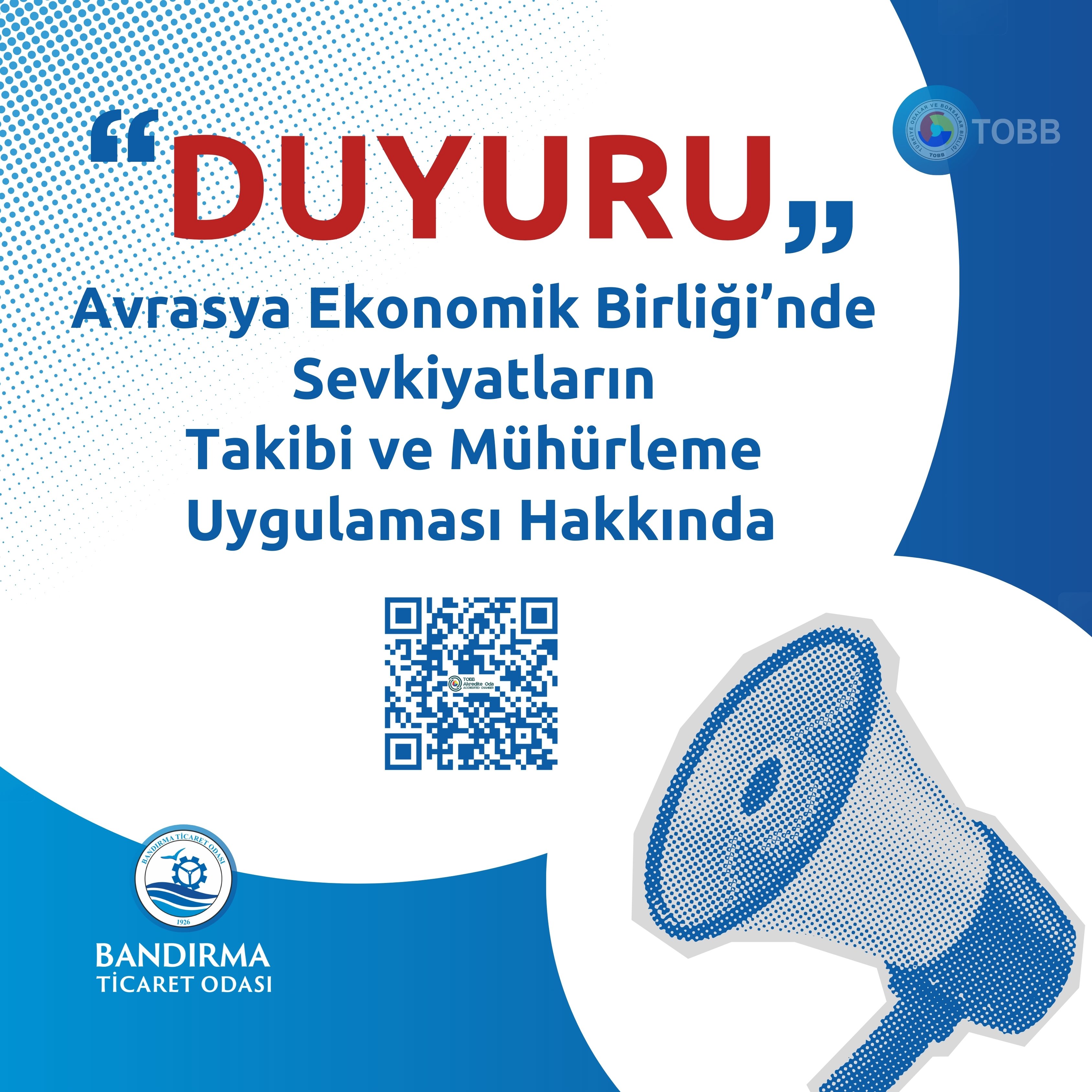 AVRASYA EKONOMİK BİRLİĞİ’NDE SEVKİYATLARIN TAKİBİ VE MÜHÜRLEME UYGULAMASI HAKKINDA