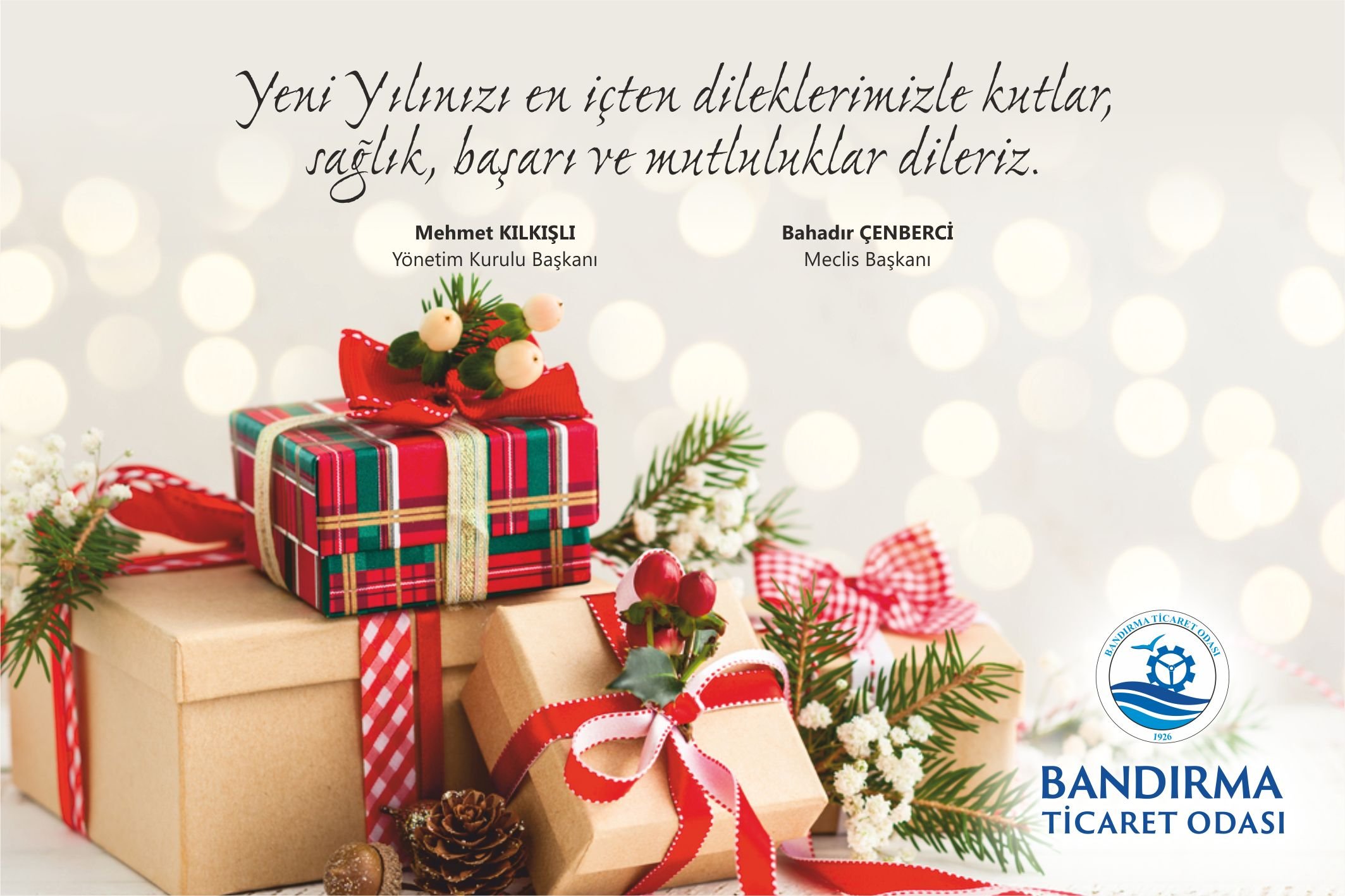 YENİ YILINIZ KUTLU OLSUN...